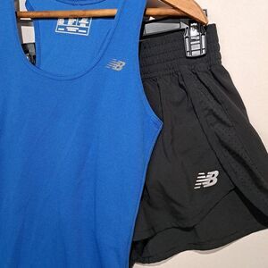 New Balance Running Set Womens Shorts And Tanktop XS Small